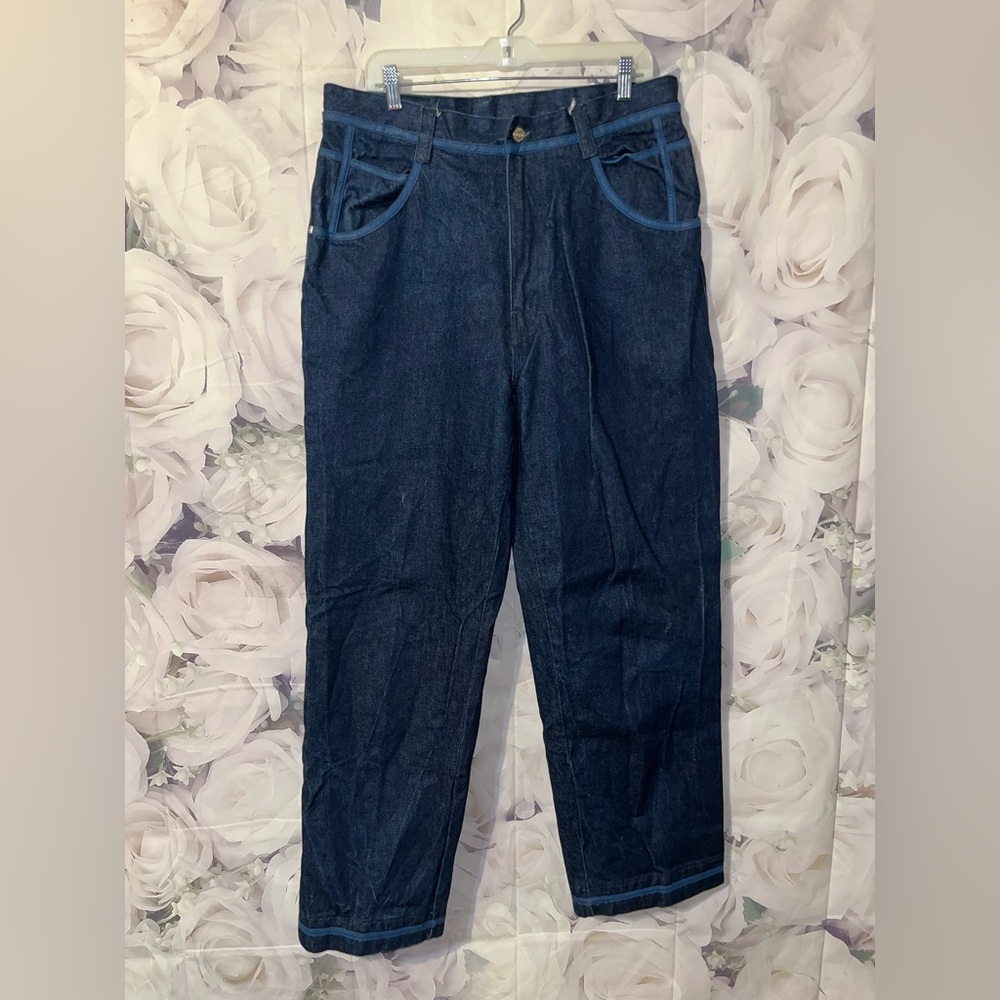 Vintage Y2K Hip Hop History Platinum Life Mens Jeans 36x32 Baggy Skater - Picture 2 of 6
